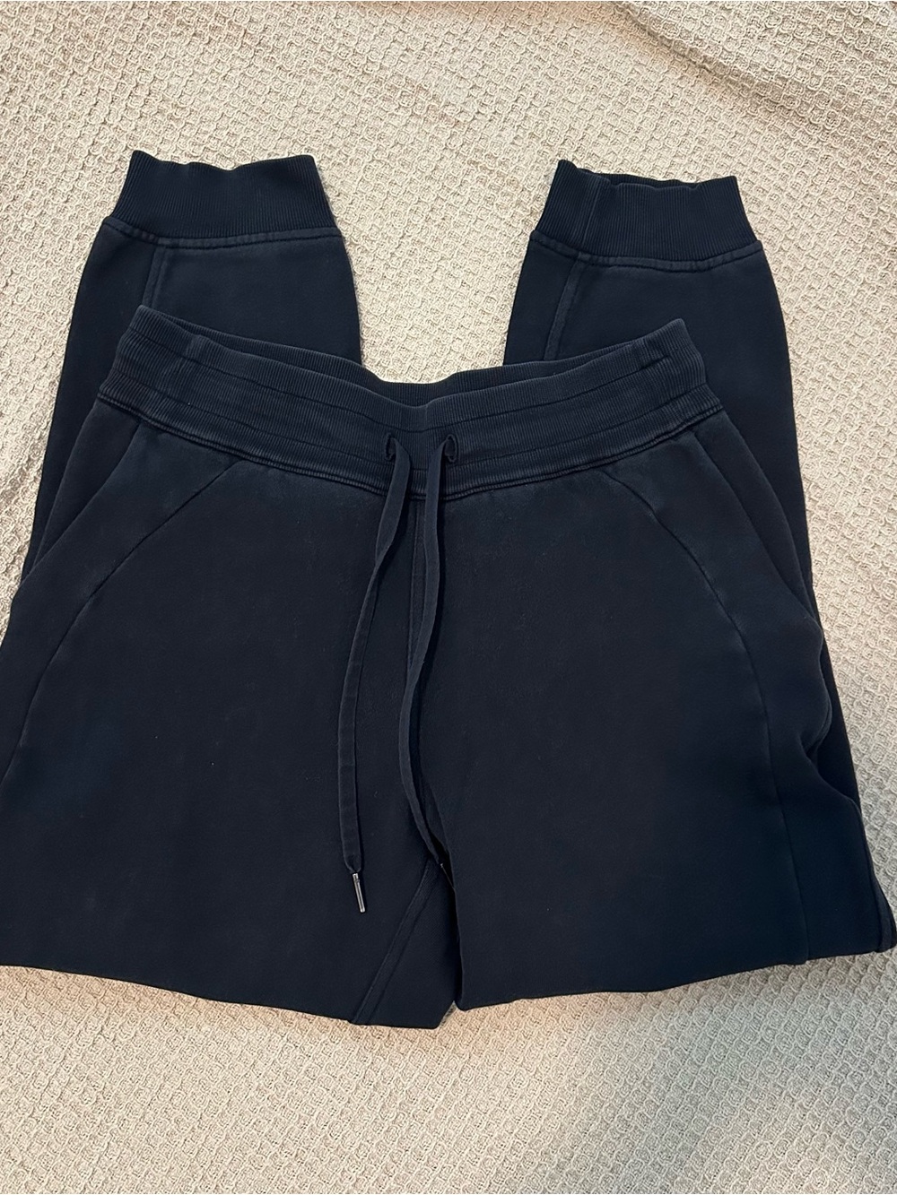 lululemon athletica scuba Black Joggers with Drawstring Waist